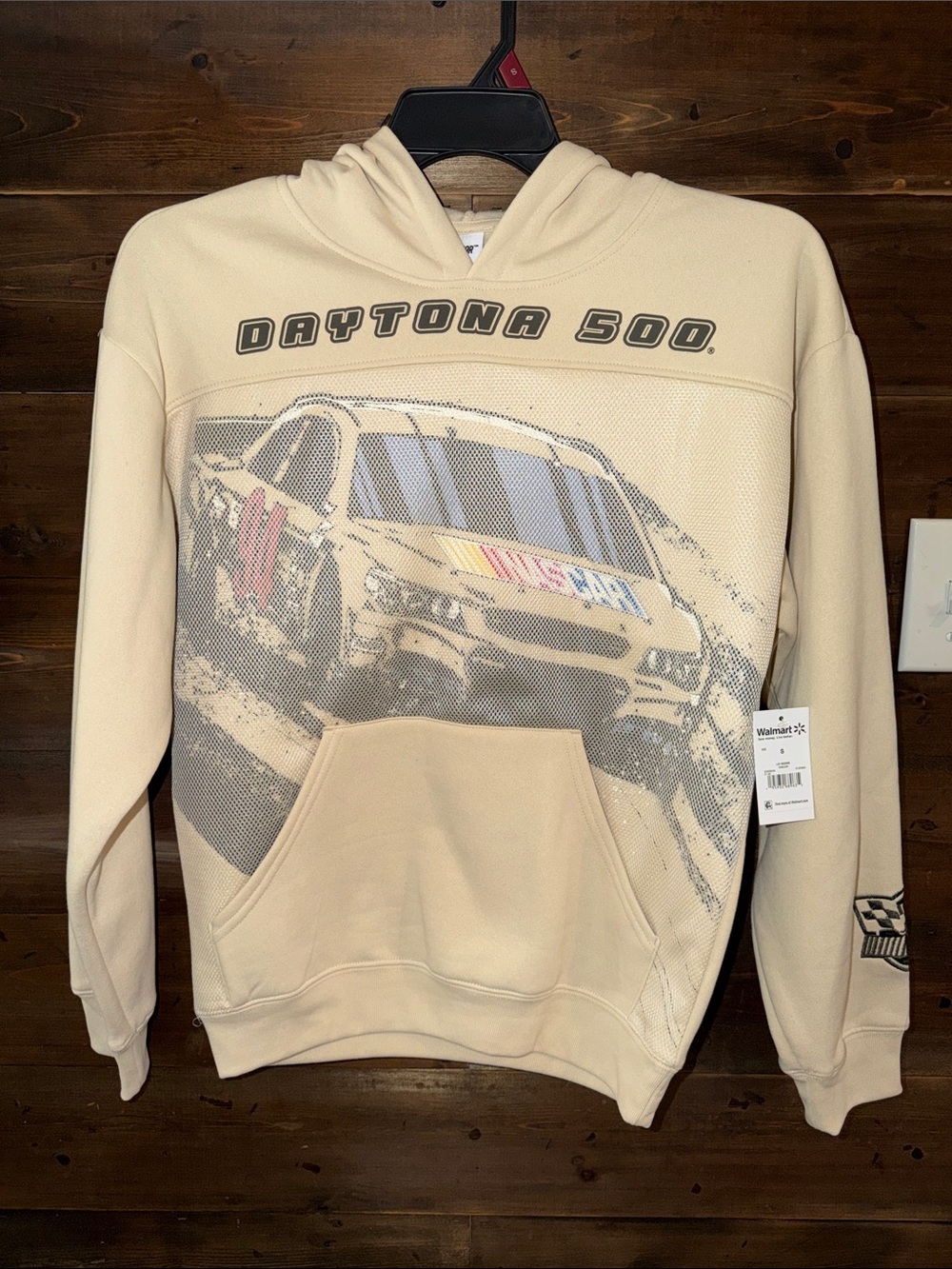 Nascar Cream Daytona 500 Pullover Hoodie